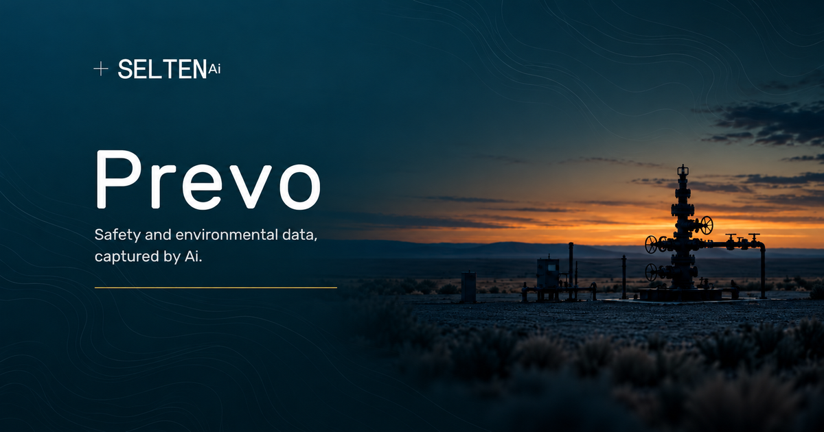 Prevo preview artwork showing the oilfield demo concept, without third-party branding.